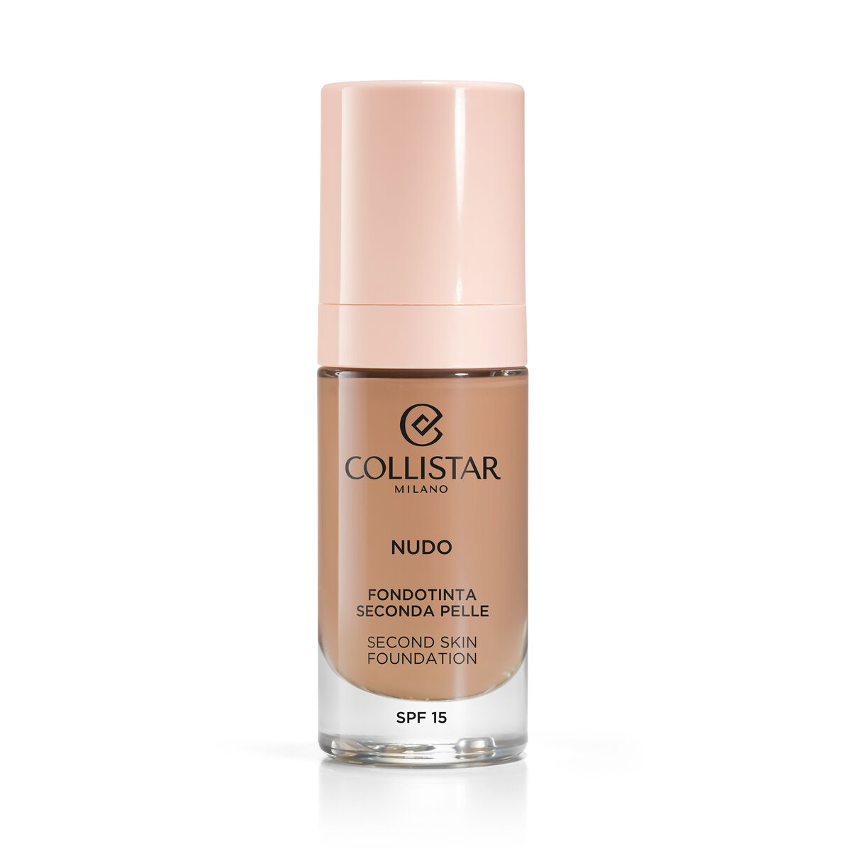 Flytande foundation för läppar Collistar NUDO Nº 5N Ambra Spf 15 30 ml