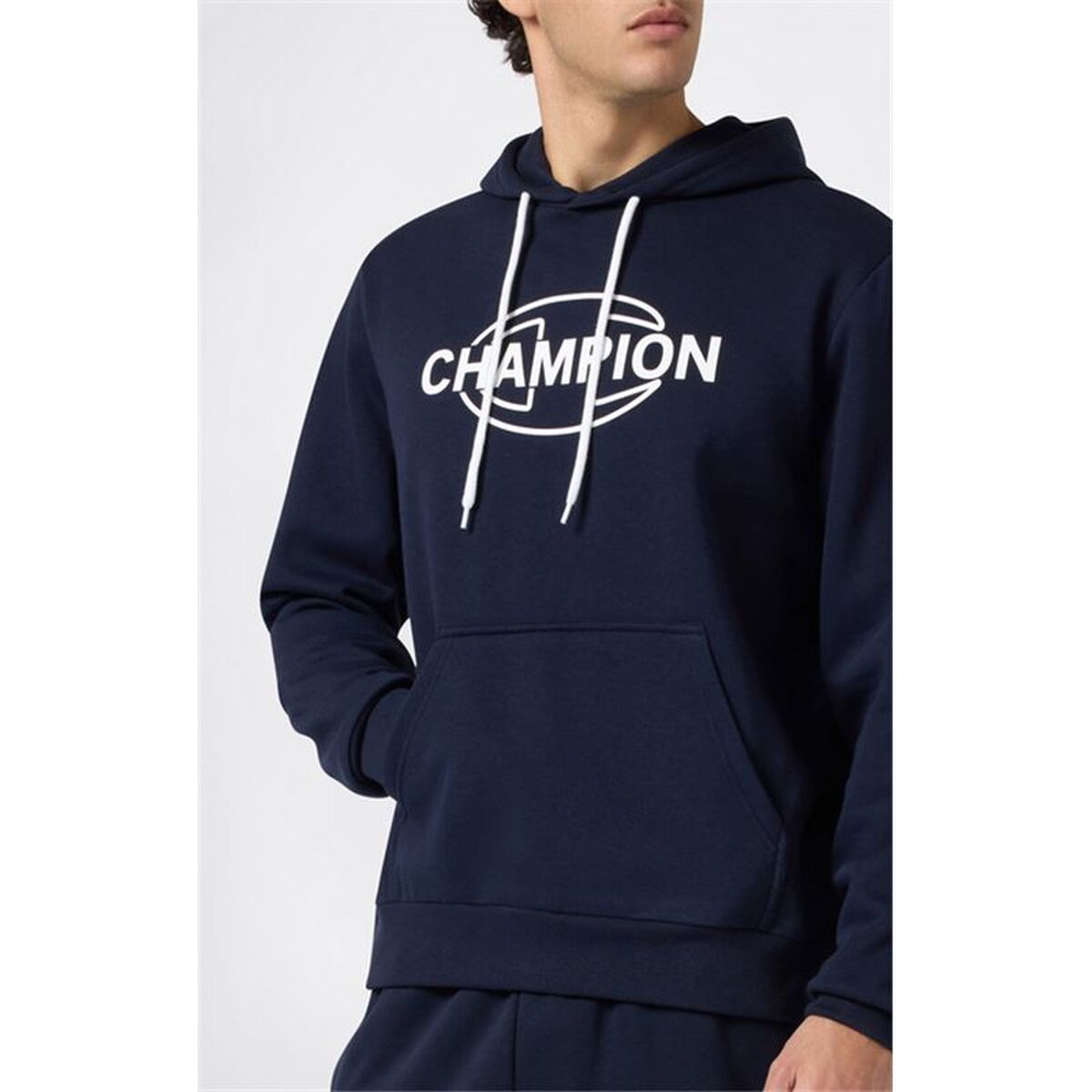 Tröja med huva Herr Champion Champion Graphic Shop Marinblå - 2