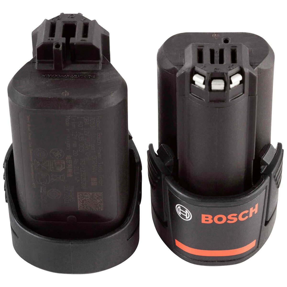 Uppsättning laddare och uppladdningsbara batterier BOSCH 1600A019R8 12 V - 2