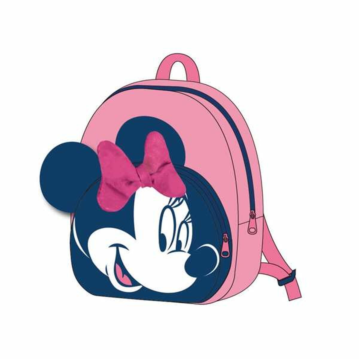 Skolryggsäck Minnie Mouse Rosa 18 x 22 x 4 cm