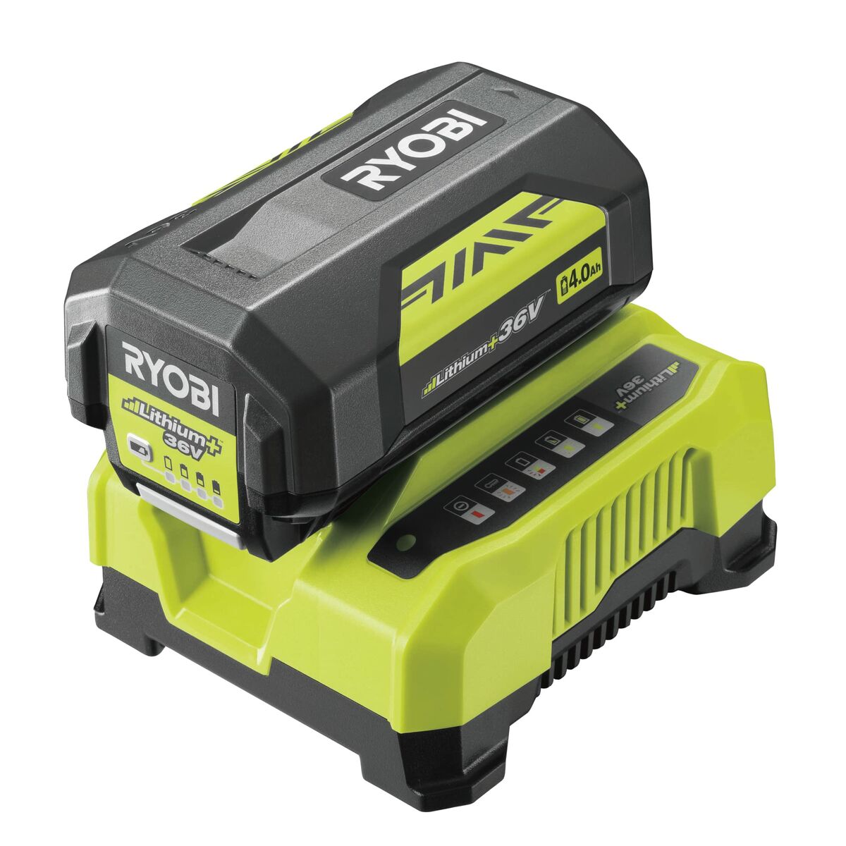 Charger and rechargeable battery set Ryobi Max Power 36 V 4 Ah - 2