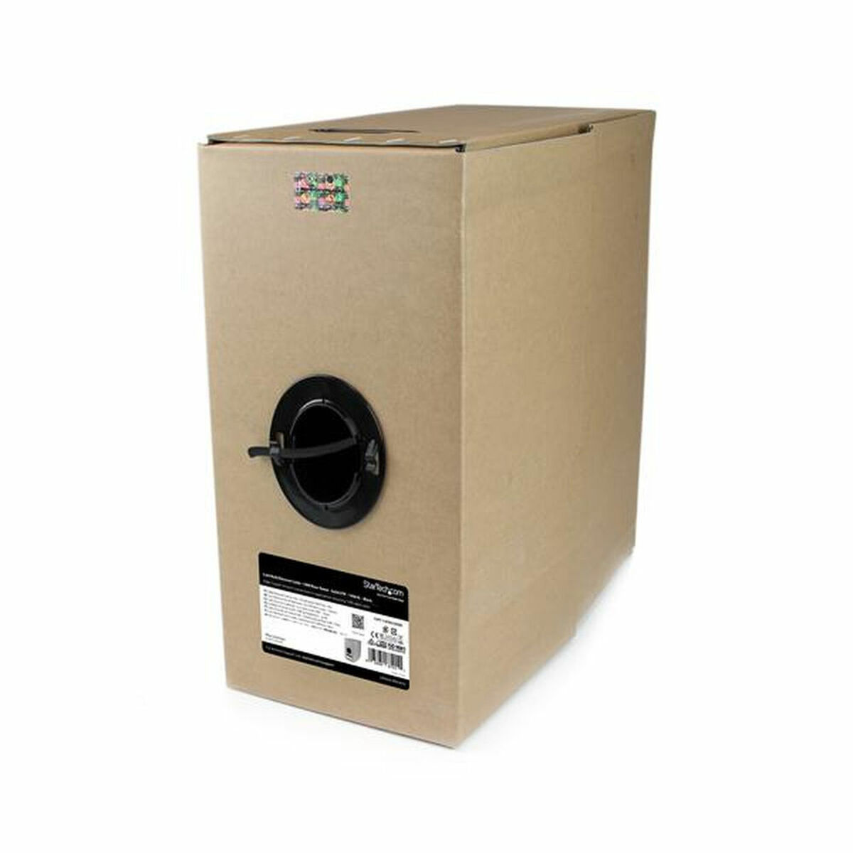 Nätkabel UTP Styv Kategori 6 Startech WIR6CMRBK 304,8 m 304,8 m Svart
