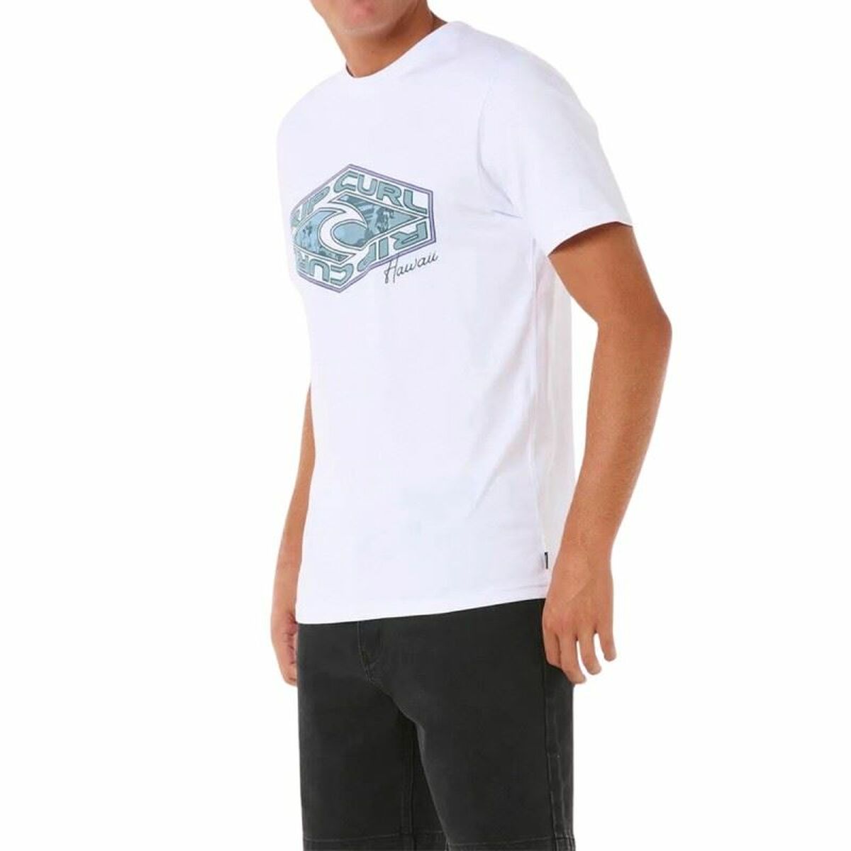 T-shirt med kortärm Herr Rip Curl Refill Tee Vit XL - 3