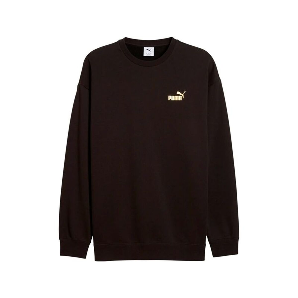 Tröja utan huva Herr Puma Maximal Metallic Relaxed Svart