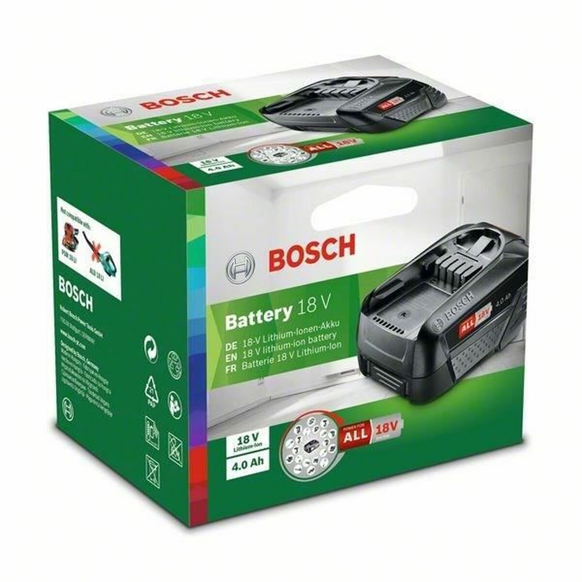 Laddningsbart batteri BOSCH 1 600 A01 1T8 4 Ah 18 V - 2