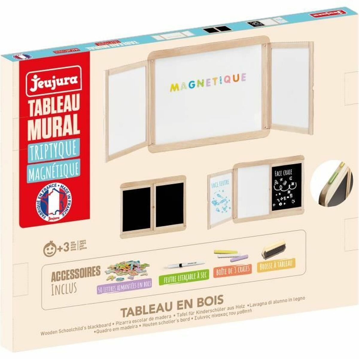 Tvåsidig skrivtavla Jeujura - 3