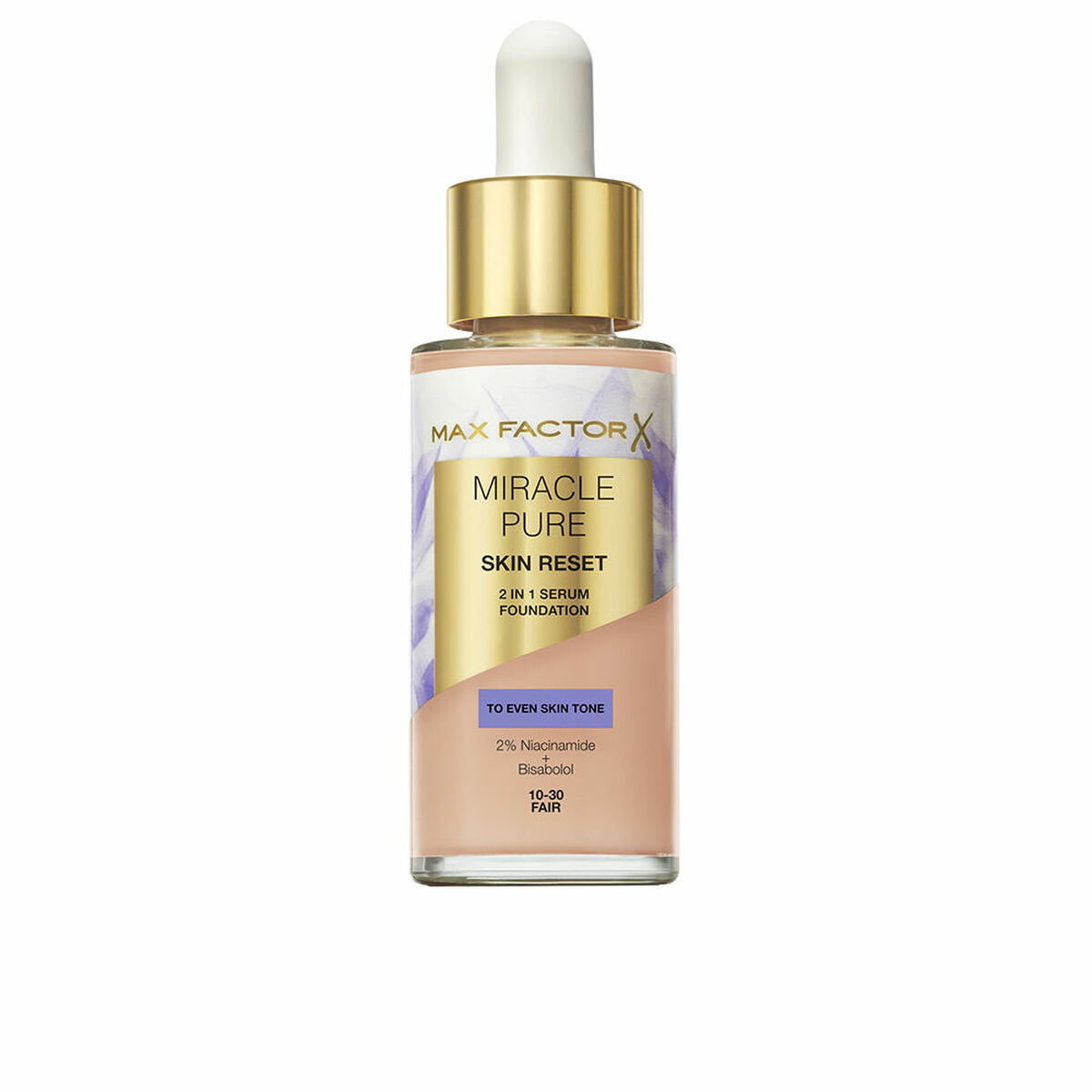 Flytande makeupbas Max Factor MIRACLE PURE Nº 10-30 Fair 30 ml
