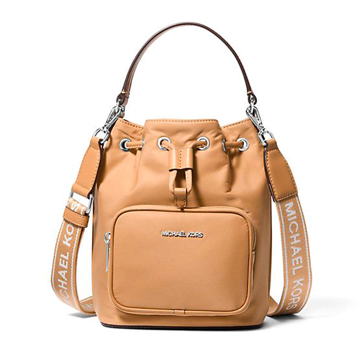 Axelväska Michael Kors KHAI Brun 17 x 20 x 11 cm