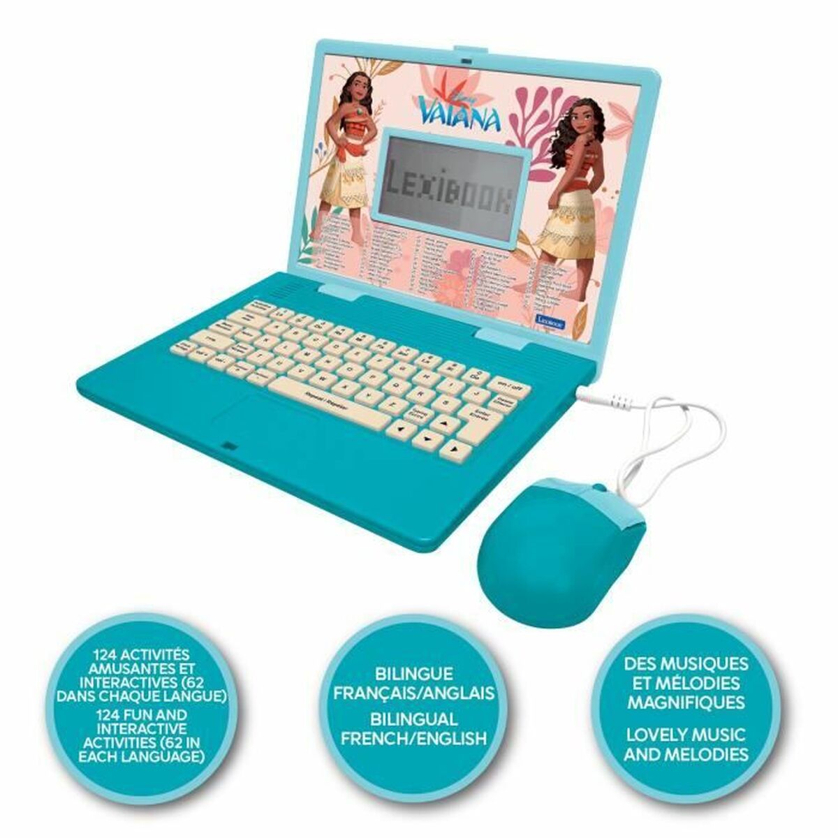 Utbildningsspel Lexibook Vaiana Franska Engelska - 2