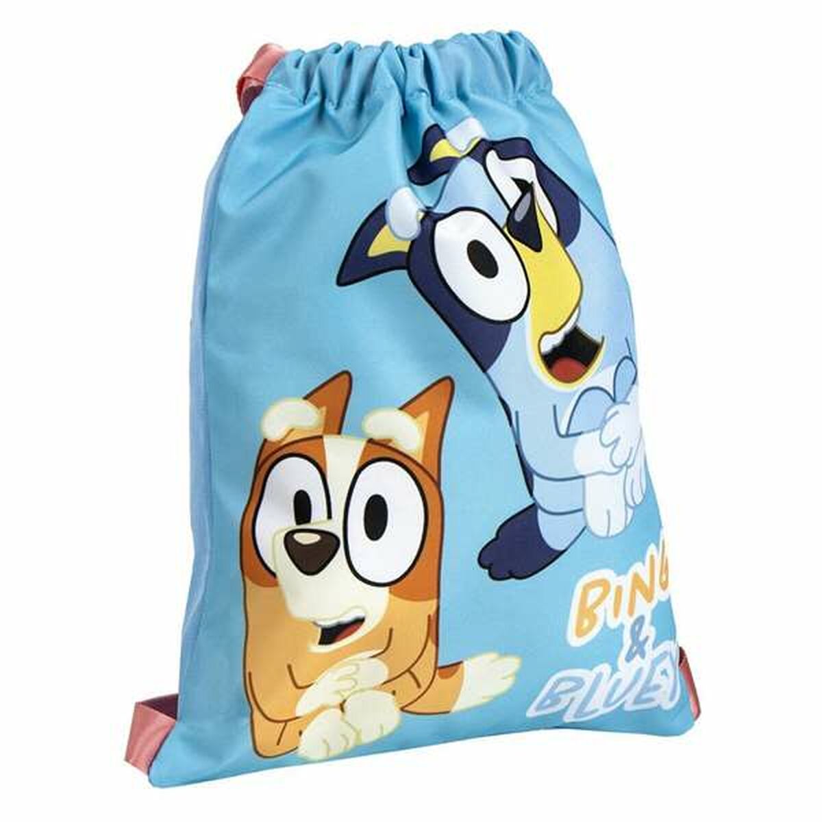 Skopåse med remmar Bluey Blå 27 x 33 cm