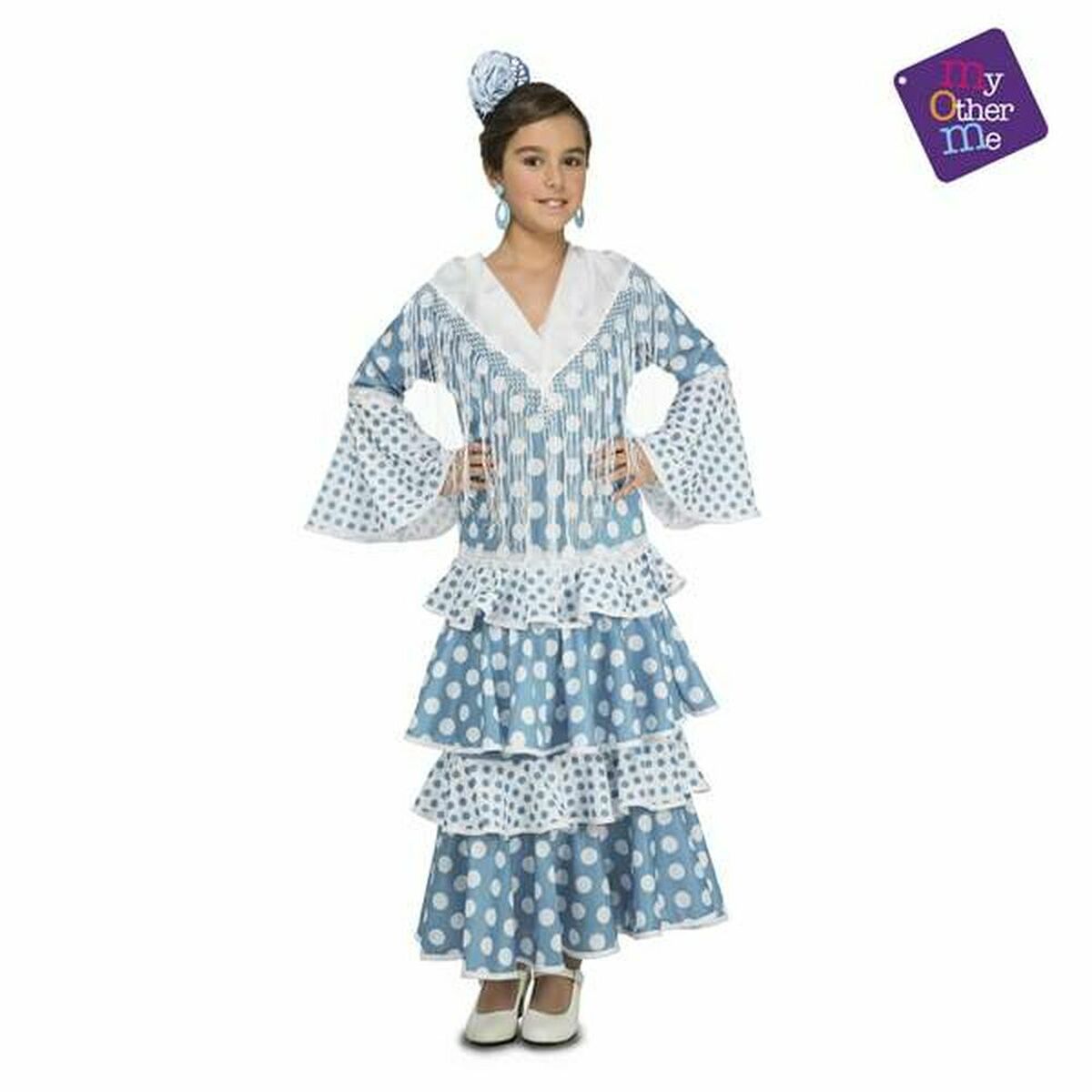 Maskeraddräkt för barn My Other Me Flamencodansare Turkos
