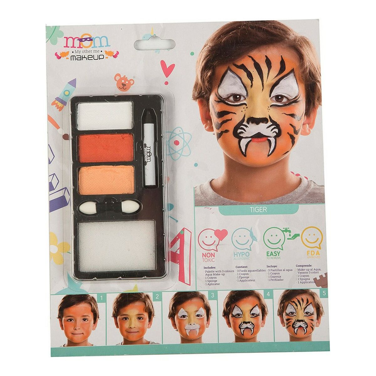 Sminkset My Other Me Tiger (24 x 20 cm)