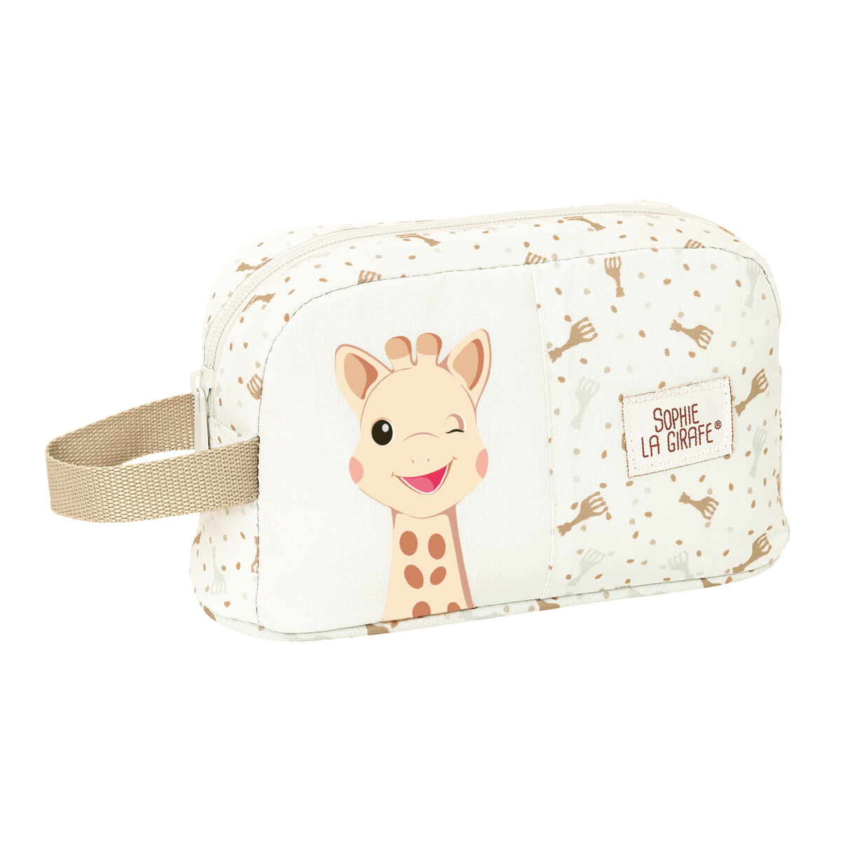 Termisk Frukosthållare Sophie la Girafe Beige 21,5 x 12 x 6,5 cm