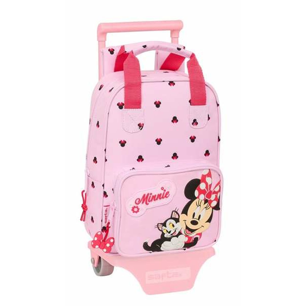 Skolväska med hjul Minnie Mouse 20 x 28 x 8 cm
