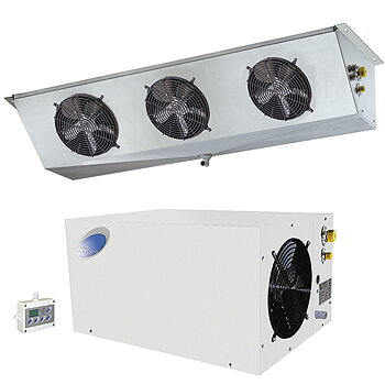 Horisontellt delade kylaggregat, -5 °C +5 °C, 27,50 m³ /51,40 m³