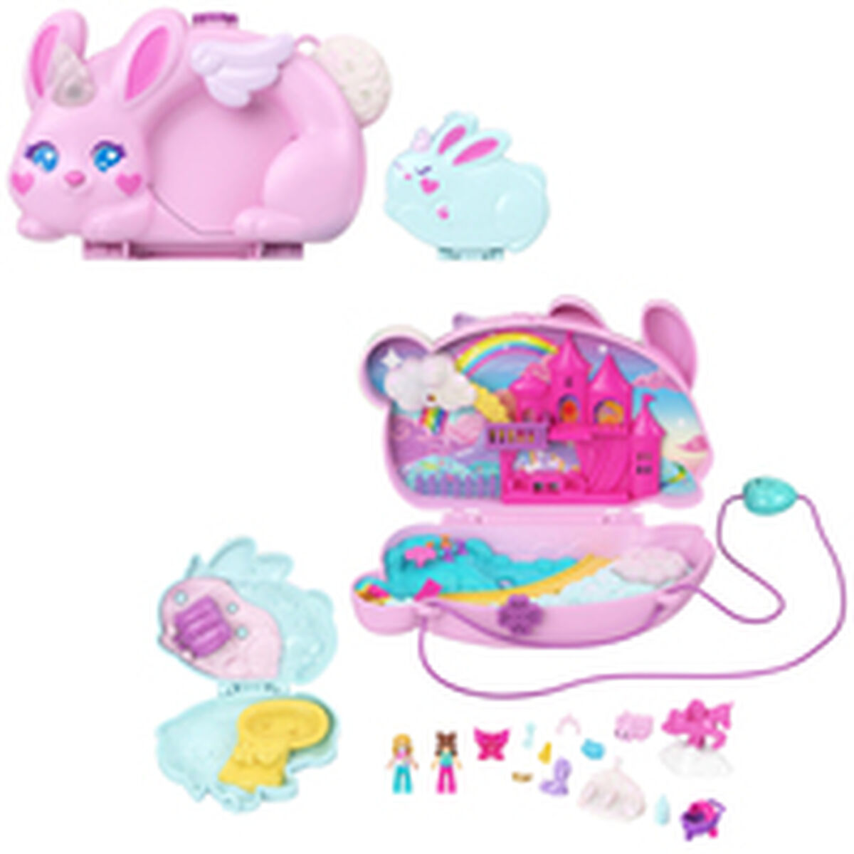 Playset Polly Pocket 16 Delar - 3