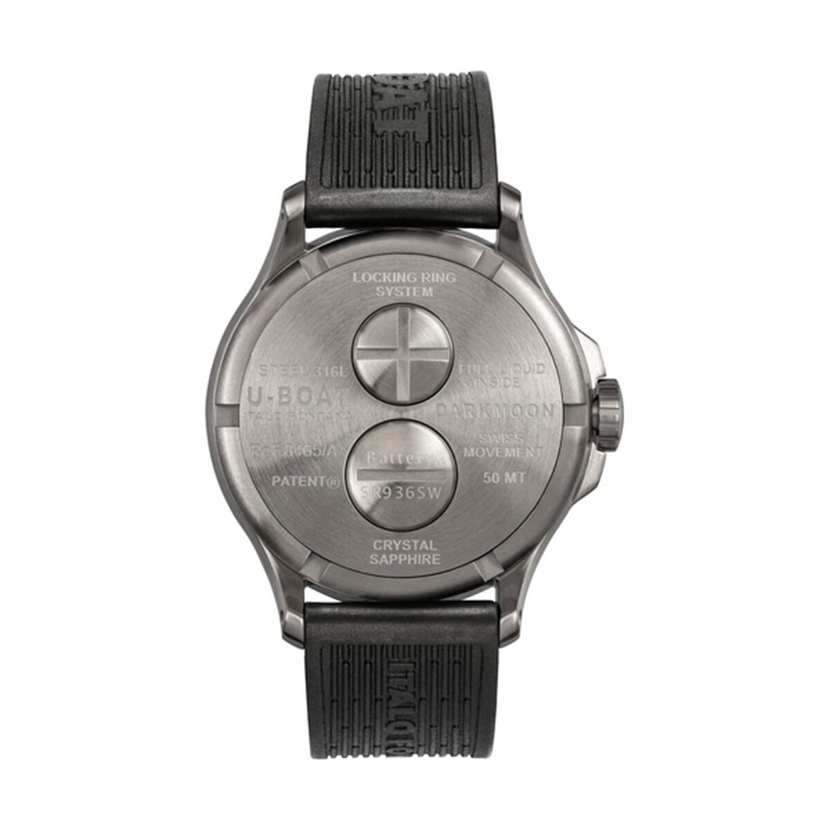 Herrklocka U-Boat U8465/B Svart - 2