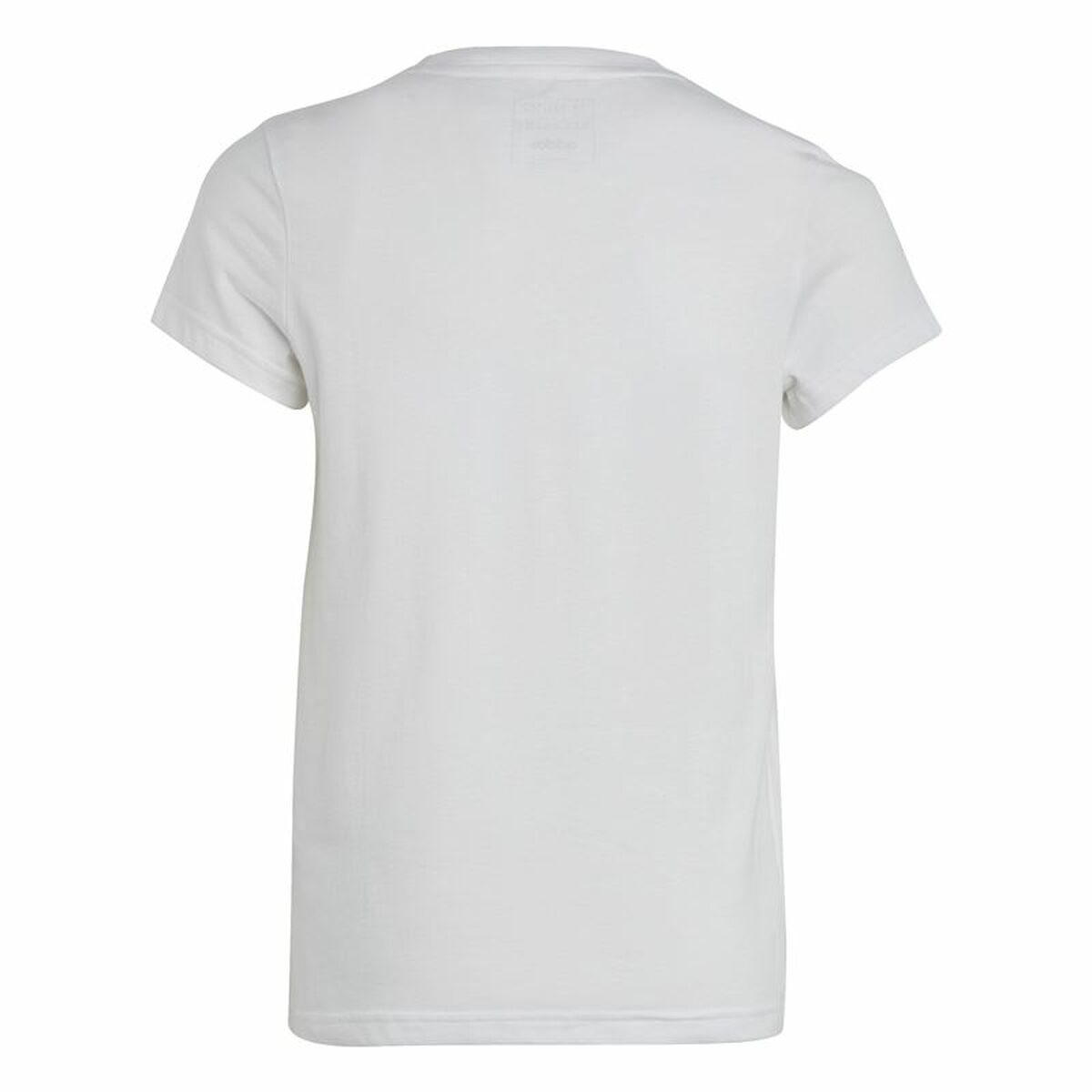 Barn T-shirt med kortärm Adidas Essentials Vit - 2