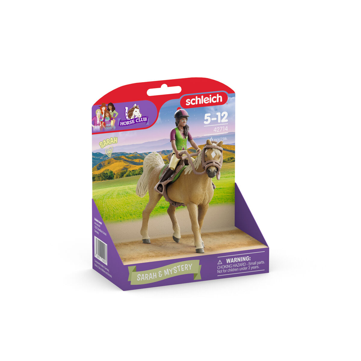 Playset Schleich 42714 Sarah & Mystery 6 Delar