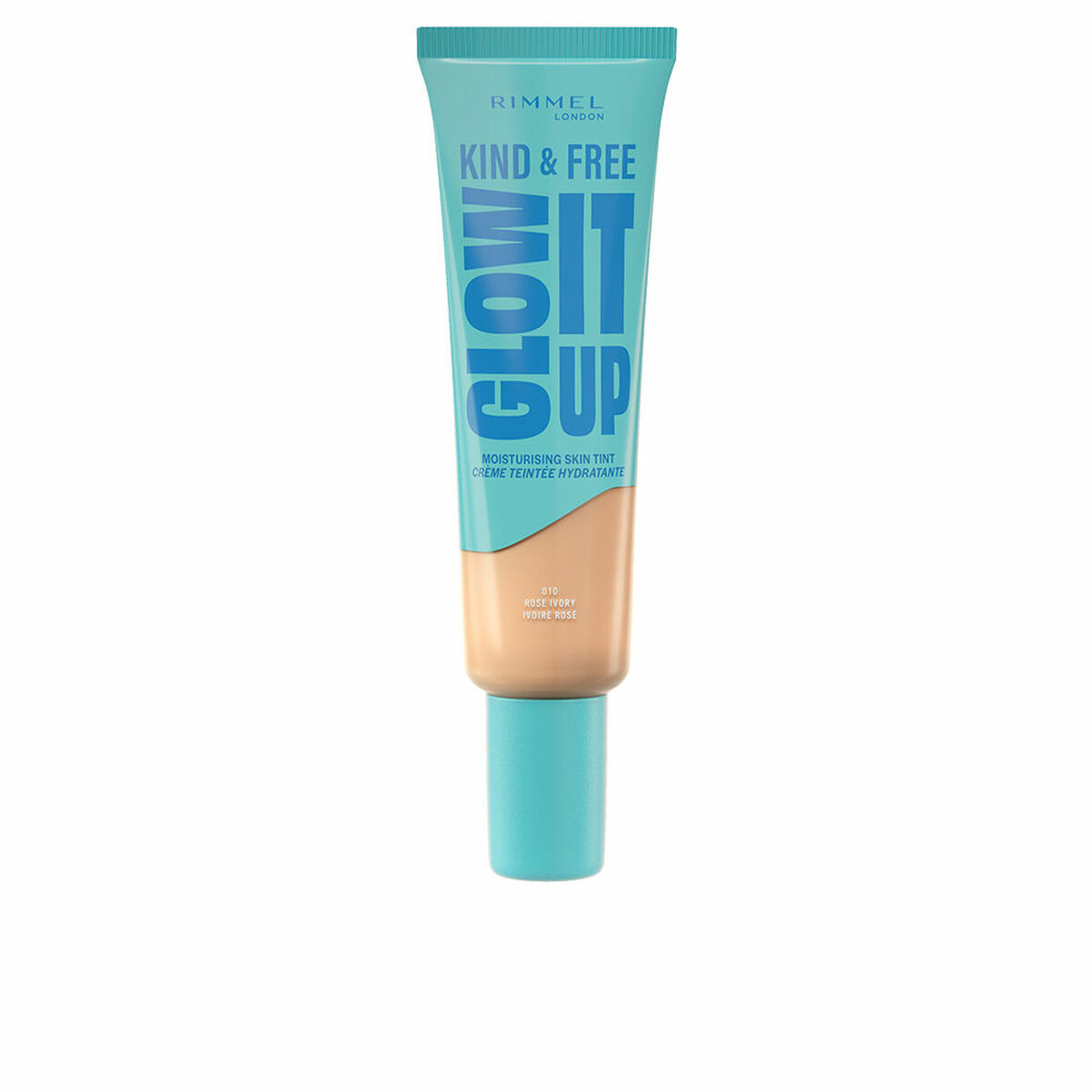 Flytande makeupbas Rimmel London KIND & FREE Nº 010-Rose Ivory 30 ml