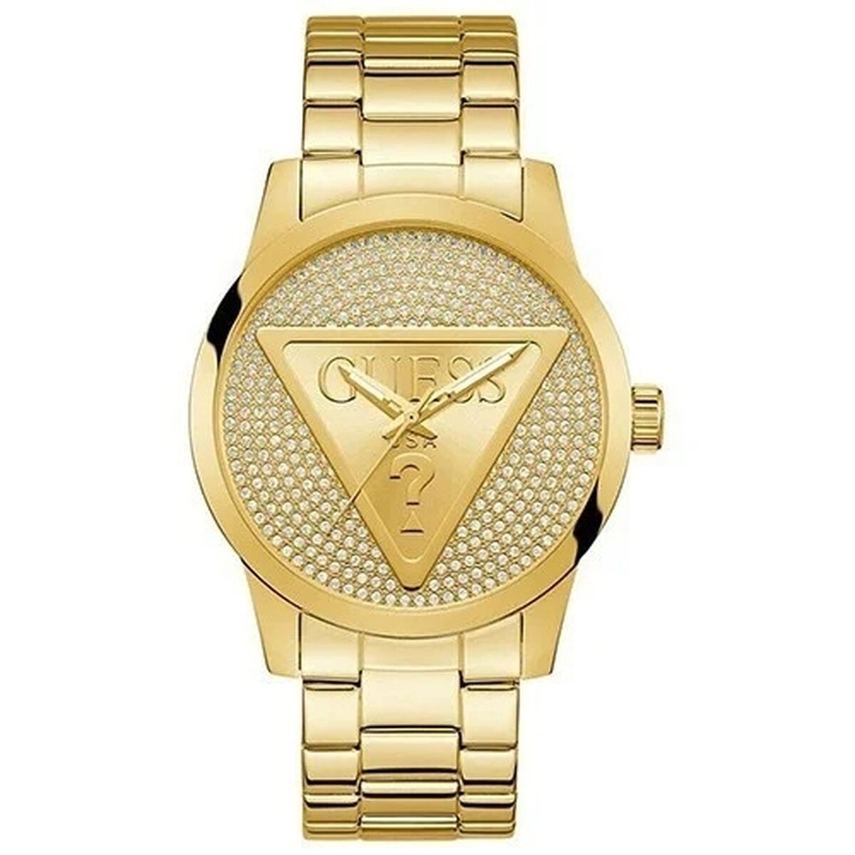 Herrklocka Guess BADGE Gyllene