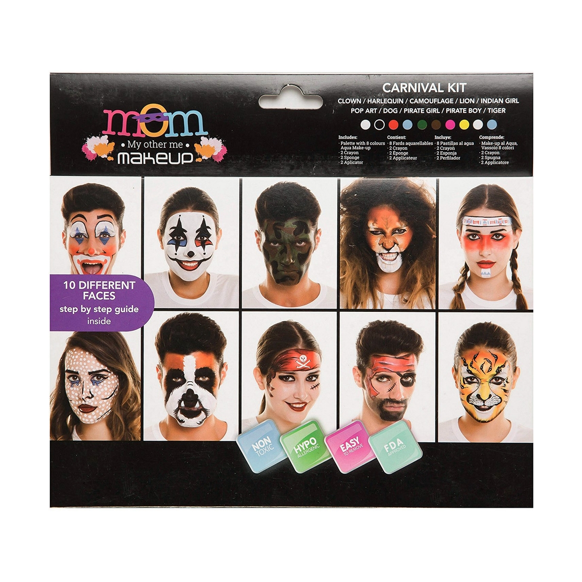 Sminkset My Other Me Multicolour de fiesta 2 x 23 x 20 cm 10 Modeller