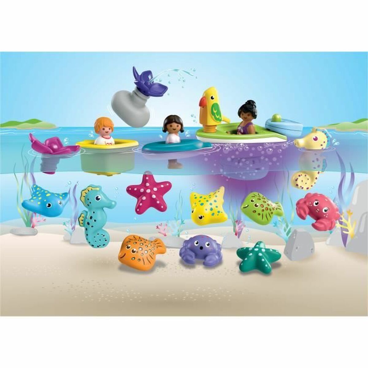 Playset Playmobil Junior Water 71777 25 Delar - 2