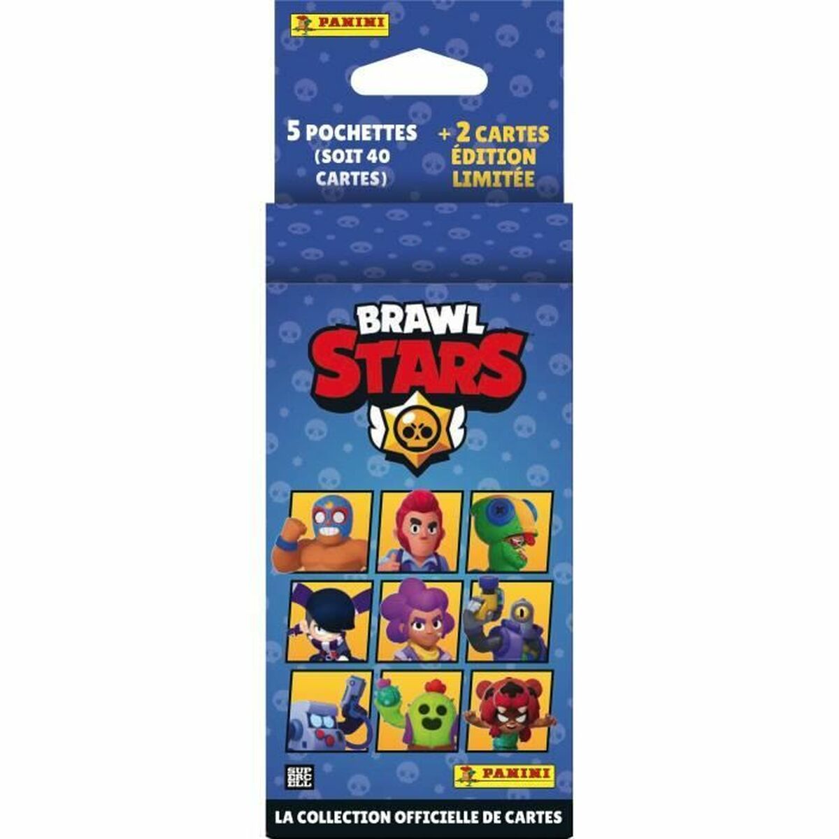 Klistermärkespaket Panini BRAWL STARS 40 Delar