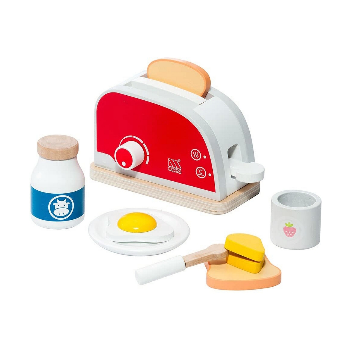 Leksak brödrost Moltó Toaster Set - 3