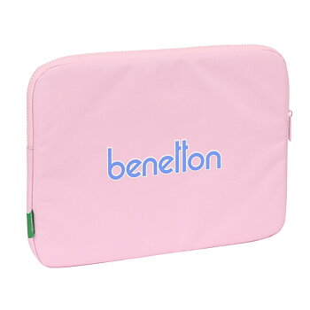 Laptopfodral Benetton Pink Rosa (34 x 25 x 2 cm)