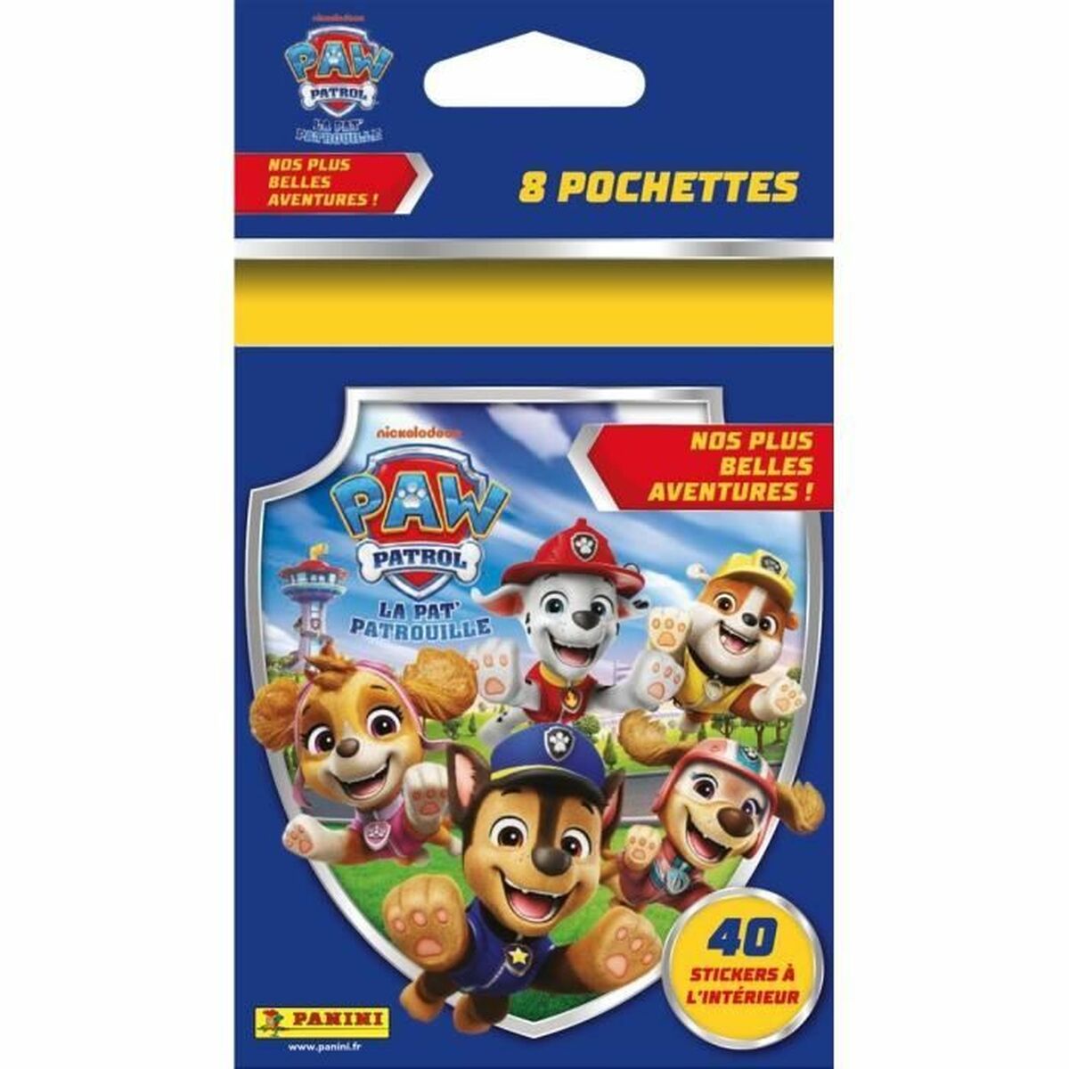 Klistermärkespaket Panini Paw Patrol : The Best Adventures