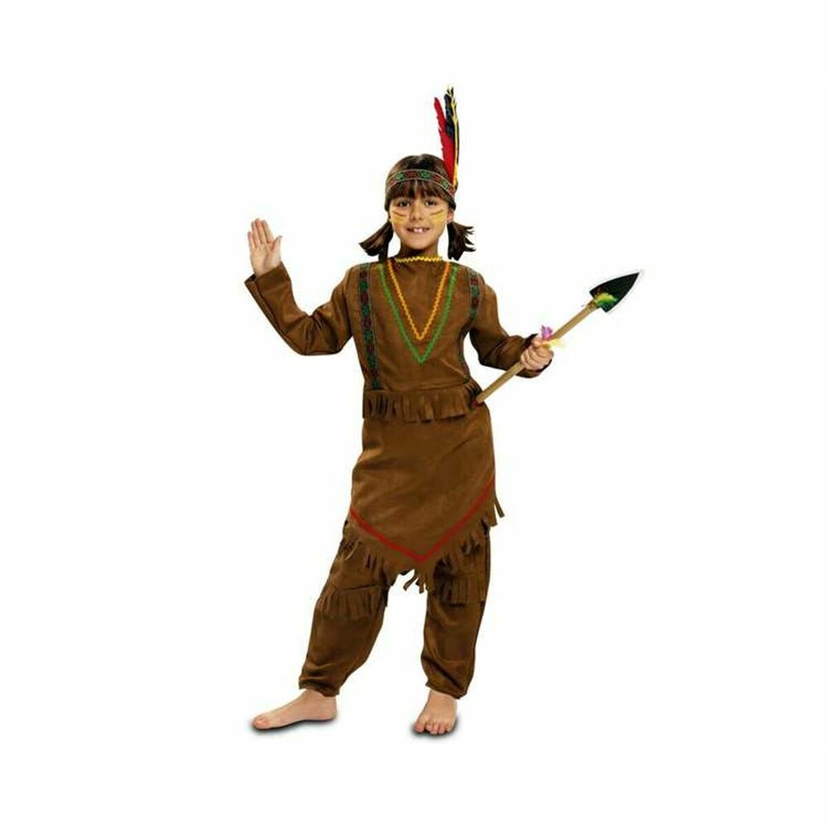 Maskeraddräkt för barn My Other Me American Indian 1-2 år Brun
