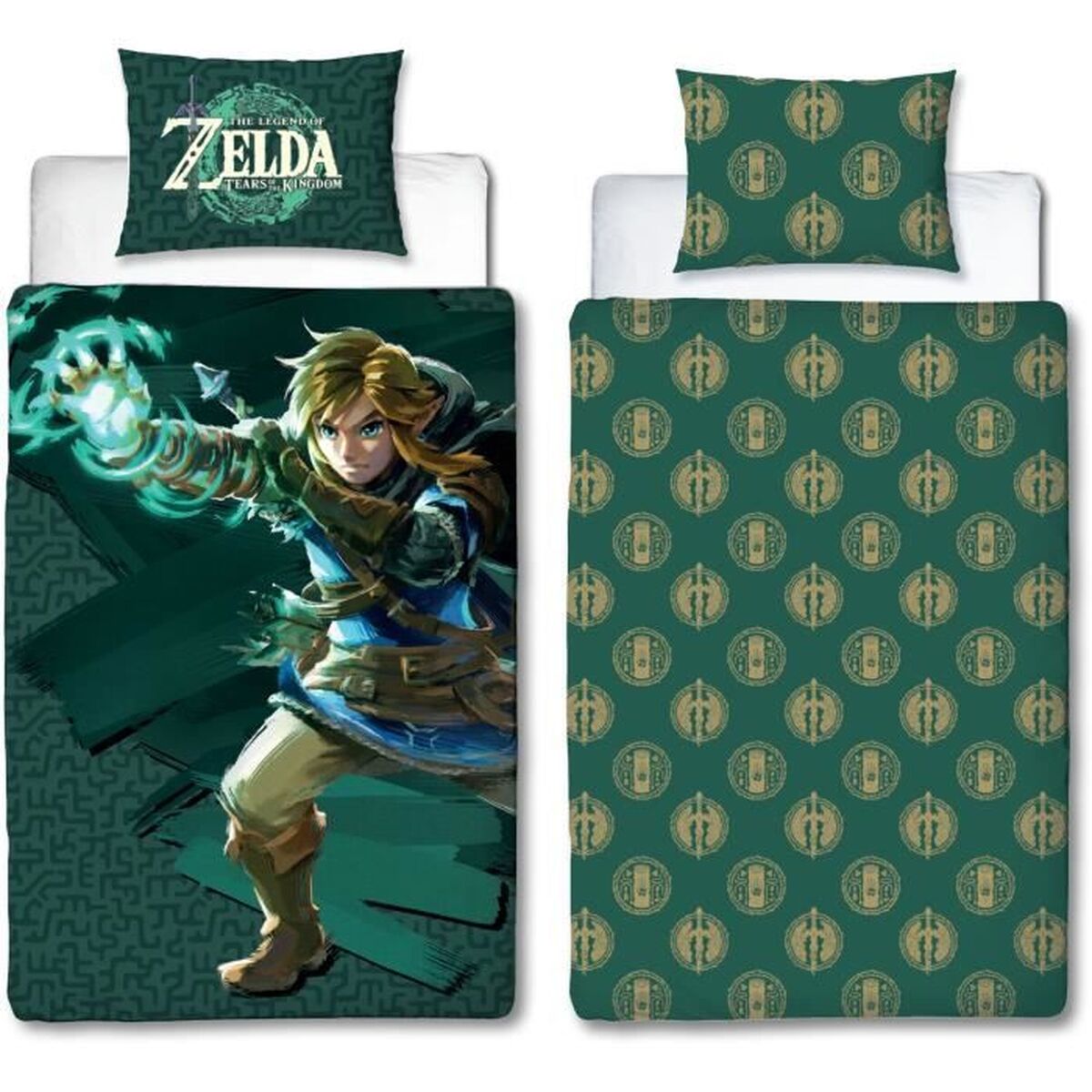 Täckslagsset The Legend of Zelda 25 x 5 x 30 cm Multicolour Säng 140 2 Delar