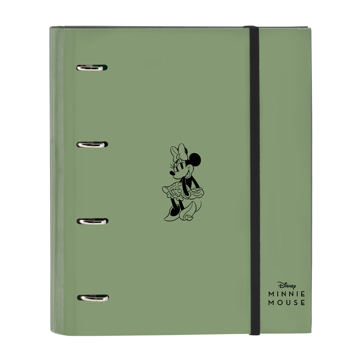 Ringpärm Minnie Mouse Mint shadow Armégrön (27 x 32 x 3.5 cm)