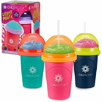 Kopp för att göra glass och slushie med recept Bandai Chillfactor Granita Mug Rose Plast