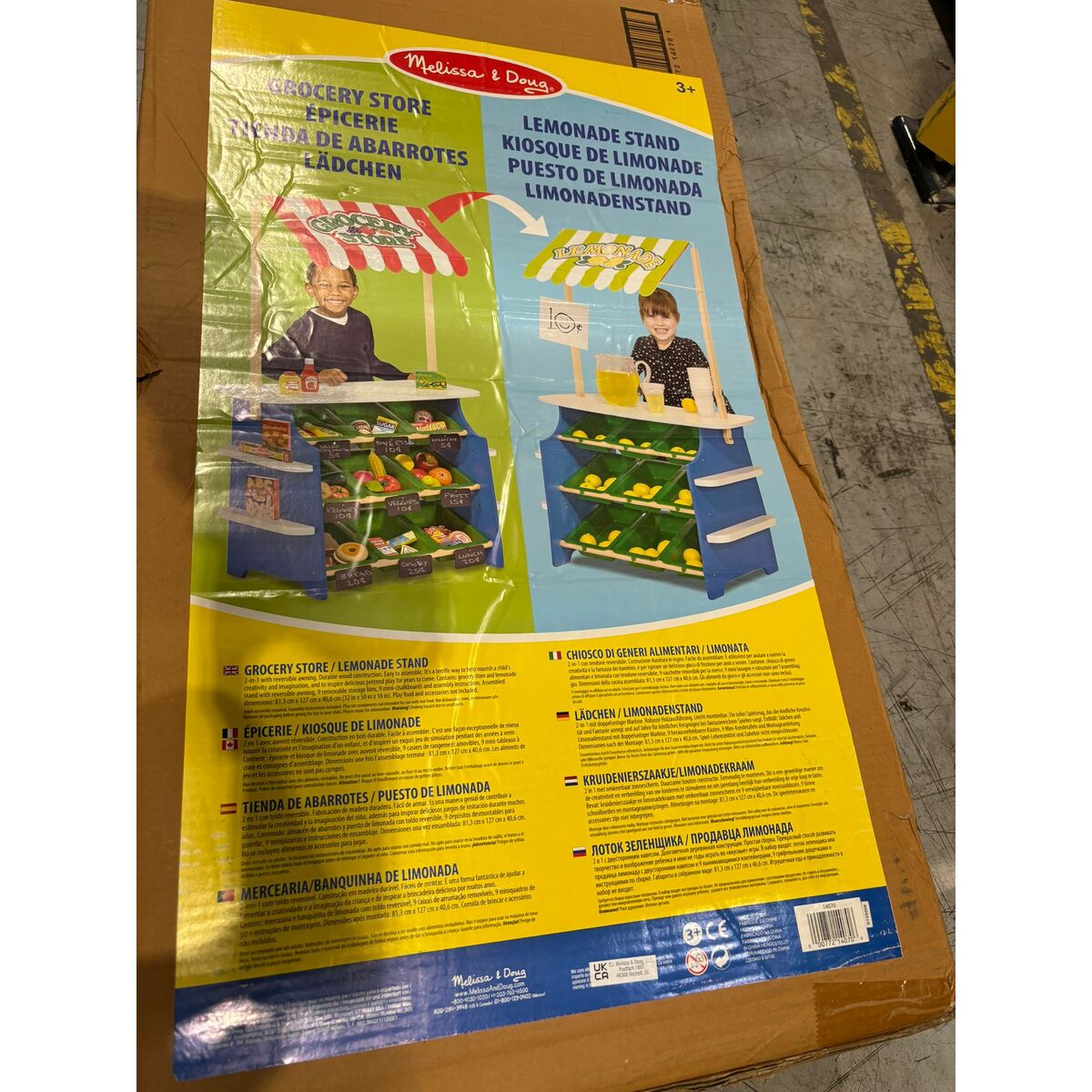Toy Supermarket Melissa & Doug Grocery & Lemonade 127 x 81 x 41 cm - 3