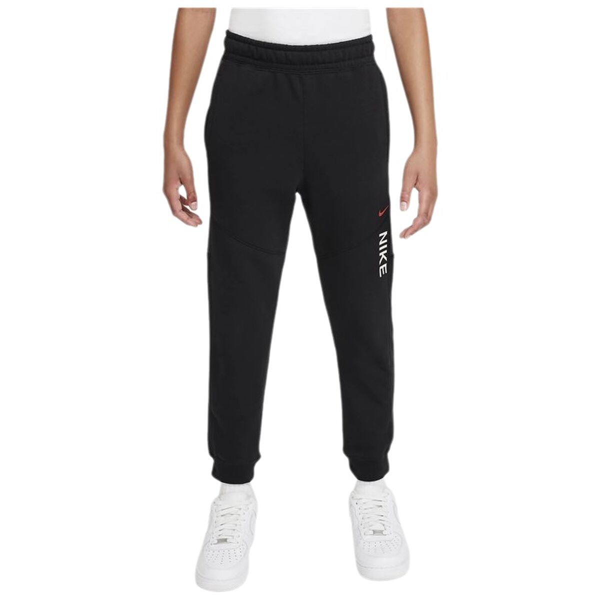 Långa träningsbyxor Nike Sportswear Hybrid Svart