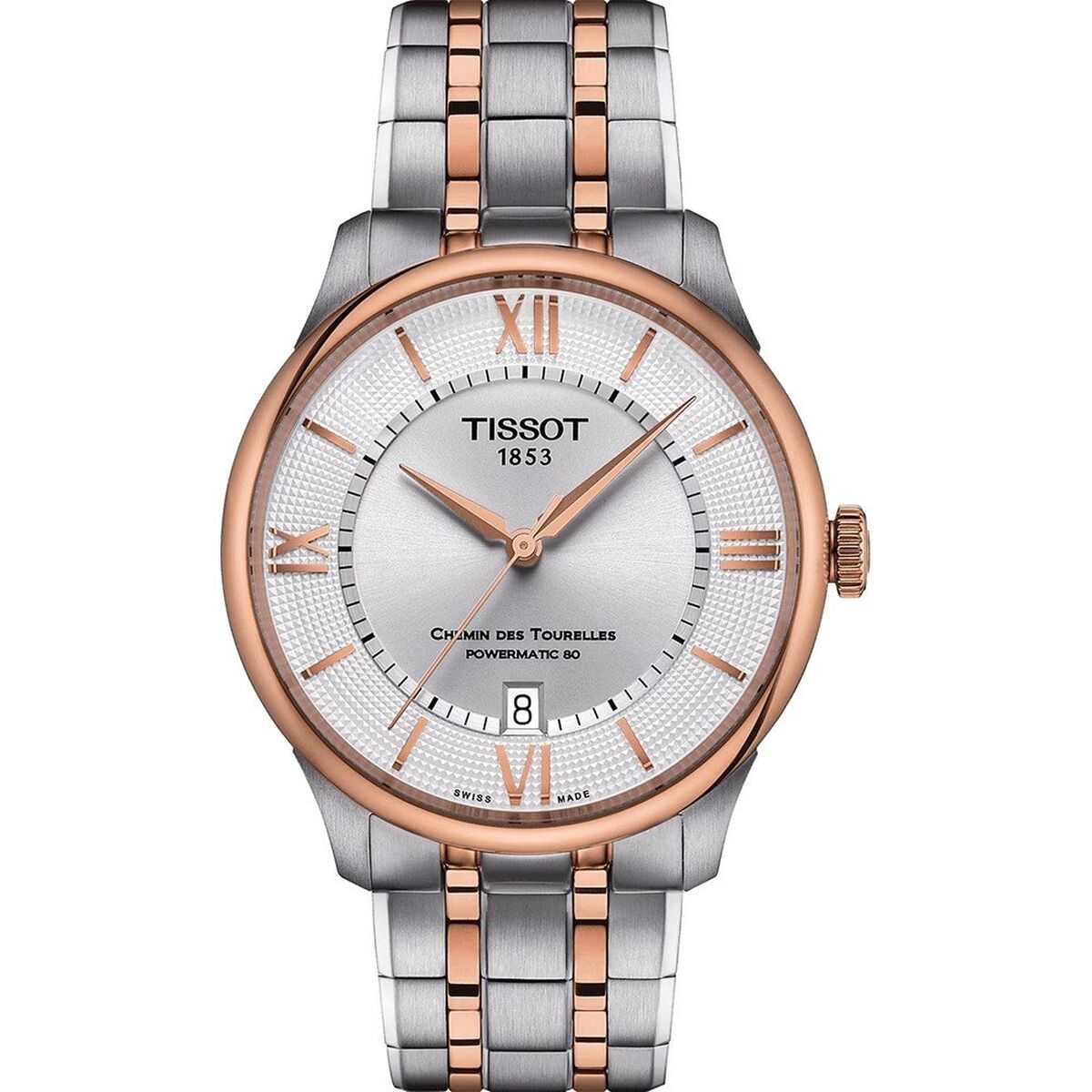 Herrklocka Tissot CHEMIN DES TOURELLES POWERMATIC 80 (Ø 39 mm)