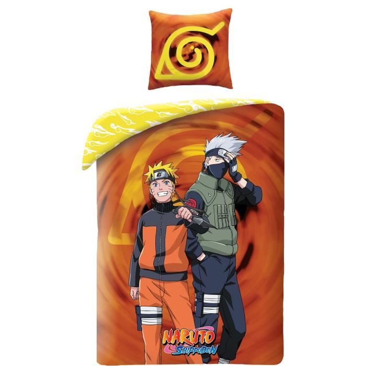 Täckslagsset Naruto Multicolour Säng 140 2 Delar