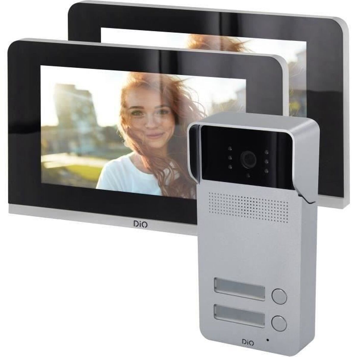 Smart interntelefon med video Chacon Grå 2 Delar