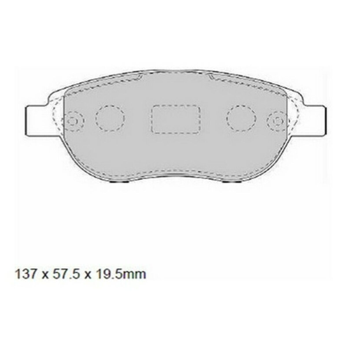 Bromsbackar Black Diamond PP590 Ventilerad Frontal - 2