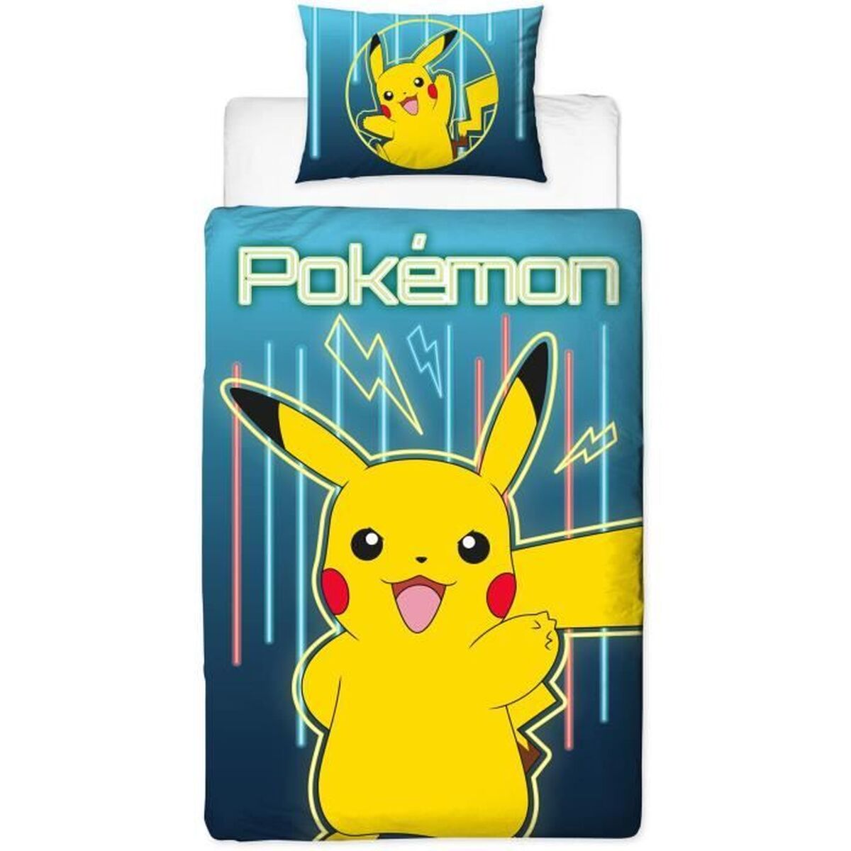 Täckslagsset Pokémon Gul Säng 140 2 Delar