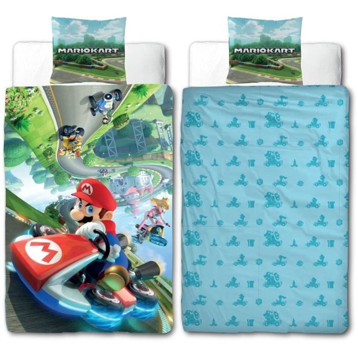 Täckslagsset Mario Bros Multicolour Säng 140 2 Delar
