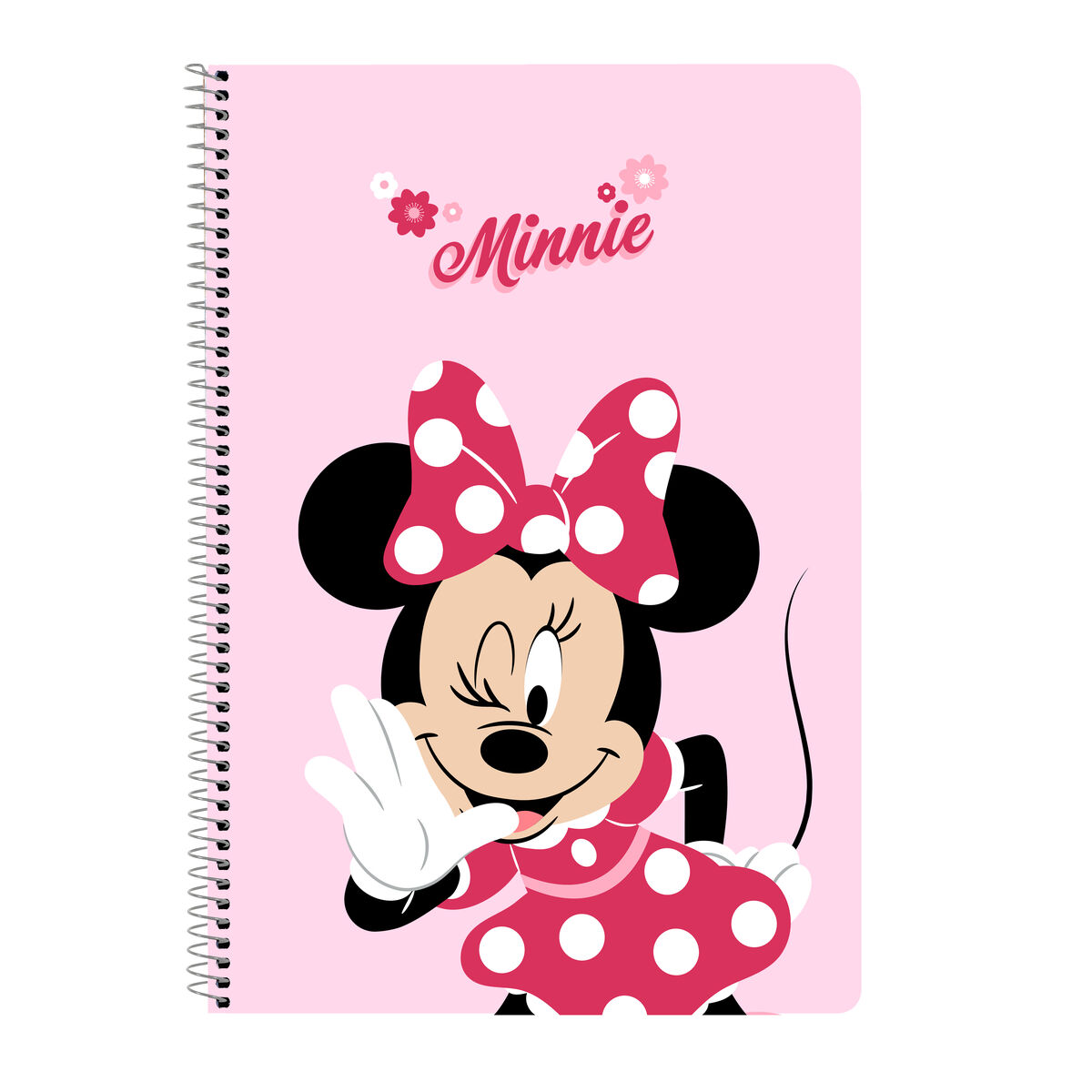Ringpärm Minnie Mouse Naive Rosa A4 21.5 x 31 x 1 cm