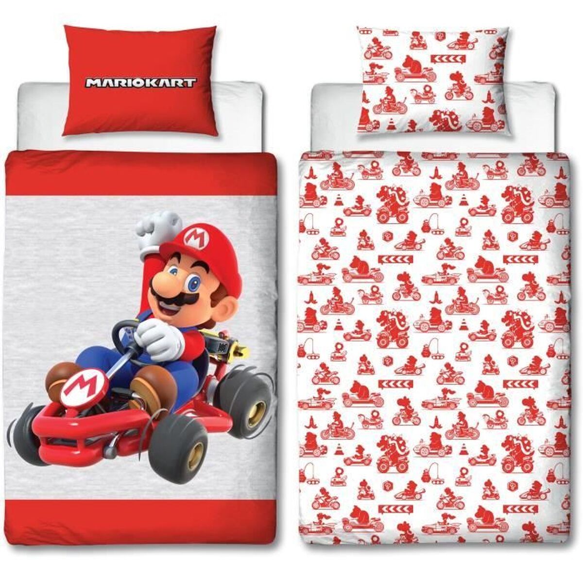Täckslagsset Mario Bros Multicolour Säng 140 2 Delar