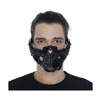 Mask My Other Me Svart S One size Steampunk