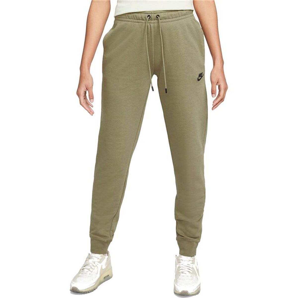Långa träningsbyxor Nike DX2320-351 Oliv Kvinna