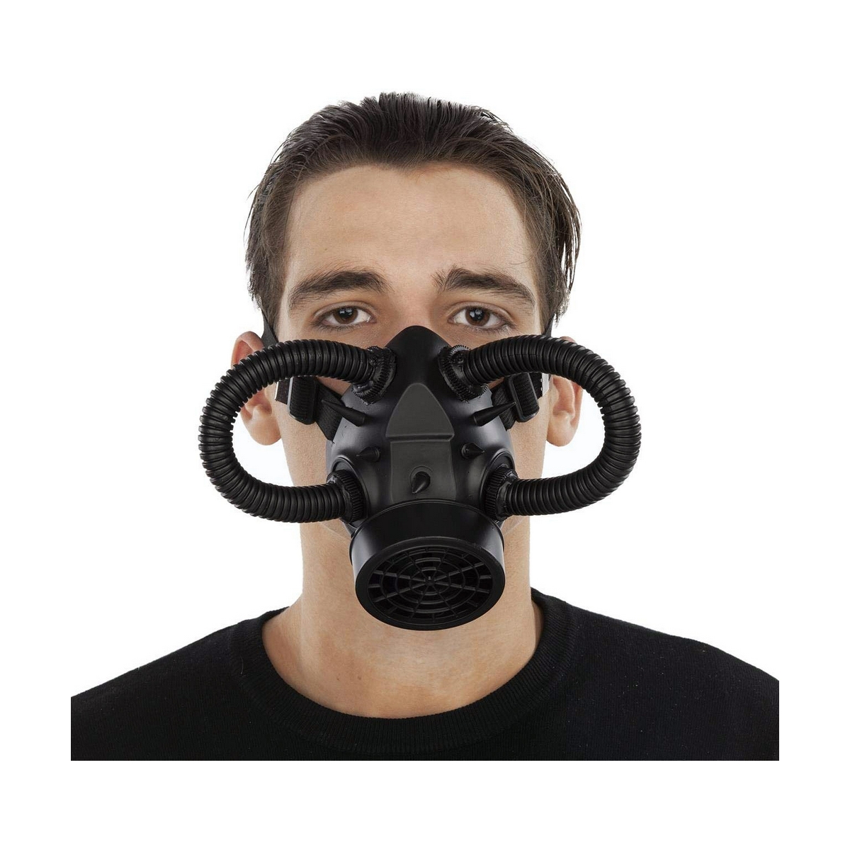 Mask My Other Me Svart S One size Steampunk