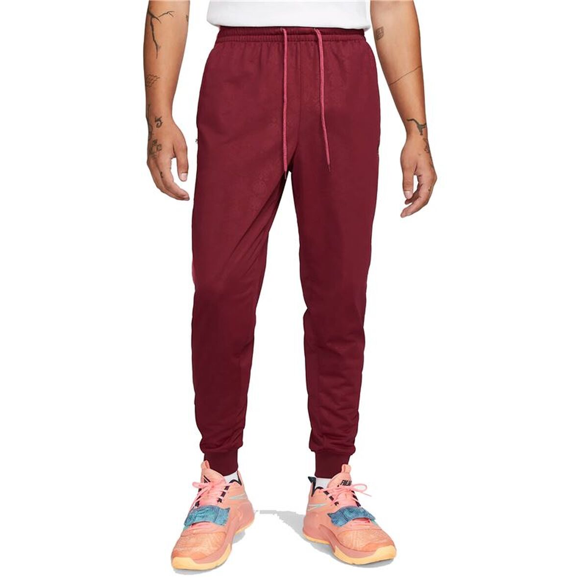 Långa träningsbyxor Nike Giannis Brun Män