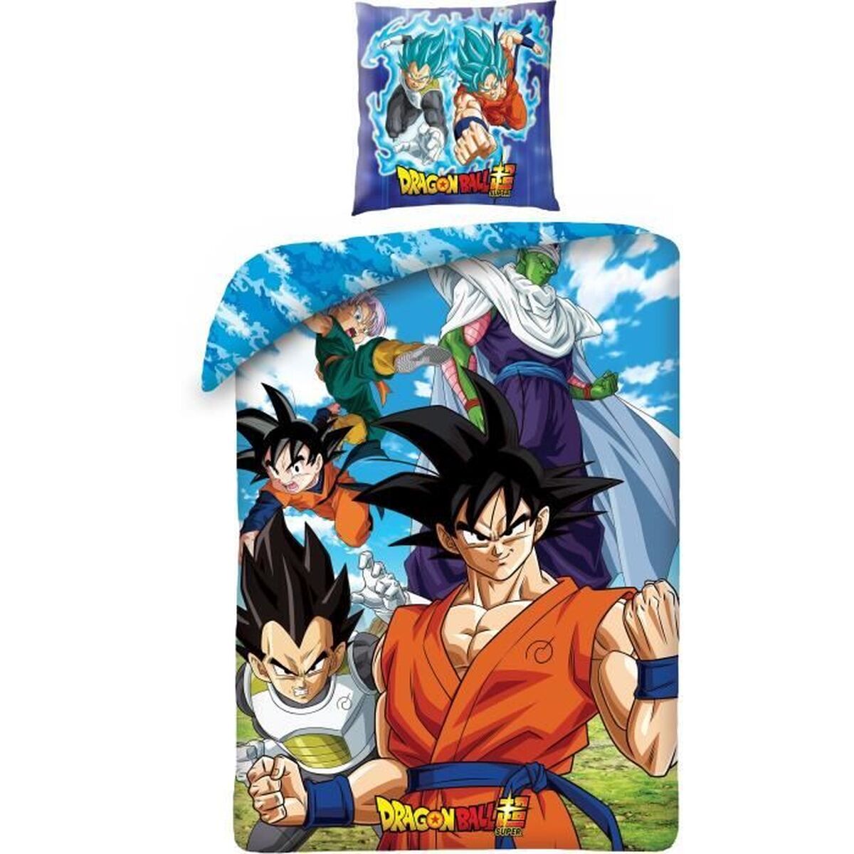 Täckslagsset Dragon Ball 24 x 4 x 30 cm Multicolour Säng 140 2 Delar
